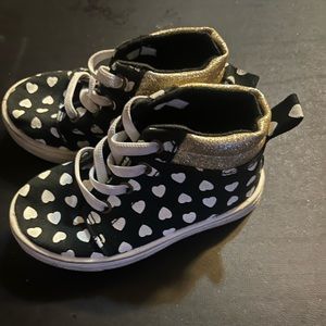 Toddler girl high top sneaker boots